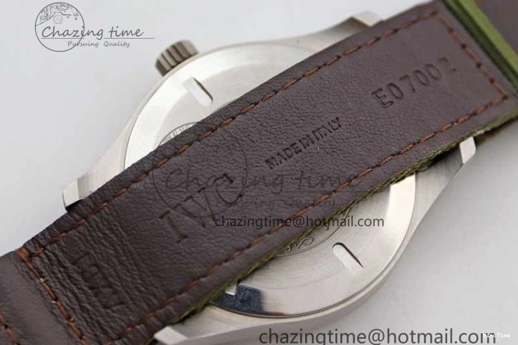 MIROTIME 0816 EasyCare Mark XVIII IW328101 Blue Ceramic M+F 1:1 Best Edition Blue Dial on Blue Nylon Strap A 7046